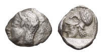 Mysia, Lampsakos AR Tetartemorion. Mysia, Lampsakos AR Tetartemorion.