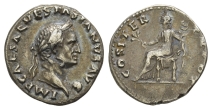 Vespasian AR Denarius. Vespasian AR Denarius.