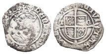 England. Tudor, Henry VIII AR Halfgroat. England. Tudor, Henry VIII AR Halfgroat.