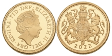 Great Britain. Windsor, Elizabeth II Proof AV Piedfort Sovereign. Great Britain. Windsor, Elizabeth II Proof AV Piedfort Sovereign.