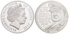 Great Britain. Jersey, Elizabeth II Proof AR Five Pounds. Great Britain. Jersey, Elizabeth II Proof AR Five Pounds.