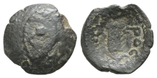 Judaea, Procurators. Marcus Ambibulus AE Prutah. 9-12 CE. Judaea, Procurators. Marcus Ambibulus AE Prutah. 9-12 CE.