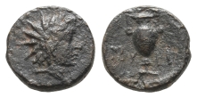 Aeolis, Myrina AE 12mm. Aeolis, Myrina AE 12mm.