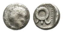Asia Minor, Uncertain Mint AR Hemiobol. Asia Minor, Uncertain Mint AR Hemiobol.