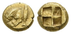 Mysia, Kyzikos EL 1/6 Stater or Hekte. Mysia, Kyzikos EL 1/6 Stater or Hekte.
