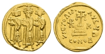Heraclius, with Heraclius Constantine and Heraclonas AV Solidus. Heraclius, with Heraclius Constantine and Heraclonas AV Solidus.