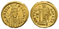 Pseudo-Imperial, Odovacar (Odoacer) AV Solidus. Pseudo-Imperial, Odovacar (Odoacer) AV Solidus.