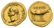 Vespasian AV Aureus. Vespasian AV Aureus.