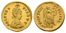 Aelia Eudoxia, Augusta AV Solidus. Aelia Eudoxia, Augusta AV Solidus.