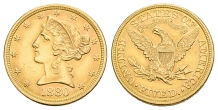 United States of America. Federal Republic AV 5 Dollars. United States of America. Federal Republic AV 5 Dollars.