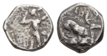 Cyprus. Kition, Baalmelek II AR 1/3 Stater. Cyprus. Kition, Baalmelek II AR 1/3 Stater.