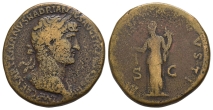 Hadrian AE Sestertius. Hadrian AE Sestertius.