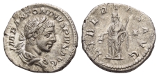 Elagabalus AR Denarius. Elagabalus AR Denarius.