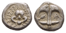 Thrace, Apollonia Pontika AR Drachm. Thrace, Apollonia Pontika AR Drachm.