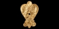 Eastern Greek Gold Plaque with Flower and Scroll Design