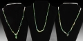 Roman Green Glass and Other Bead Necklace Group