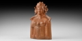 Greek Hellenistic Terracotta Bust of a Goddess
