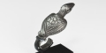 Germanic Silver Raven Buckle Tongue