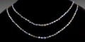 Roman Banded Blue Glass Bead Necklace Group