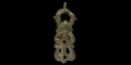 Viking Human Face with Horse-Heads Pendant