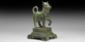 Roman Prancing Bull Statuette