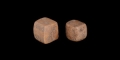 Roman Ox Bone Dice Pair