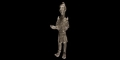 Roman Silver Votary Statuette