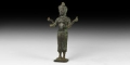 Cambodian Standing Lakshmi Statuette