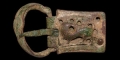 Medieval Gilt Buckle with Lion