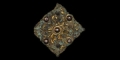 Anglo-Saxon Gilt Lozenge-Shaped Brooch