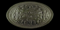 Scandinavian Viking Borre-Style Tortoise Brooch with Beasts