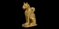 Post Medieval Egyptian Gold Bastet Amulet