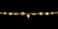 Roman Gold in Glass Bead Necklace