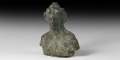 Roman Steelyard Weight with Bust of Fortuna