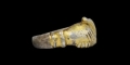 Post Medieval Gilt Silver Clasped-Hands Ring