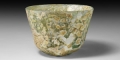 Western Asiatic Sassanian Facet-Cut Glass Cup