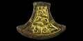 Anglo-Saxon Chip-Carved Horse Harness Pelta Mount