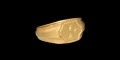 Medieval Gold Ring with Tau Cross