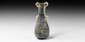 Greek Hellenistic Glass Vessel with Handles