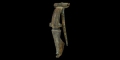 Roman Tinned Bow Brooch