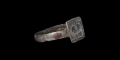 Byzantine Silver Wedding Ring with Facing Bust
