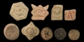 Roman Ceramic Stamp, Weight and Token Collection