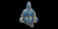 Roman Blue Glass Eros Pendant