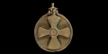 Byzantine Cross Pendant with Back Plate