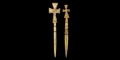 Byzantine Bone Cross Pin Group