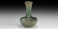 Large Roman Green Glass Vase