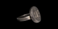 Medieval Silver Ring with Design