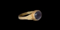 Roman Gold Ring with Ant Gemstone