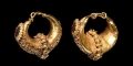 Roman Elaborate Gold Earring Pair