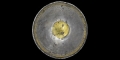 Greek Hellenistic Gilt Silver Plate with Inscription